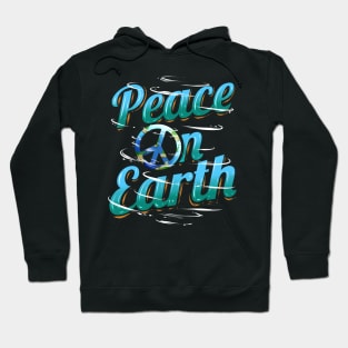 Logo Peace On Earth For Earth Day Hoodie